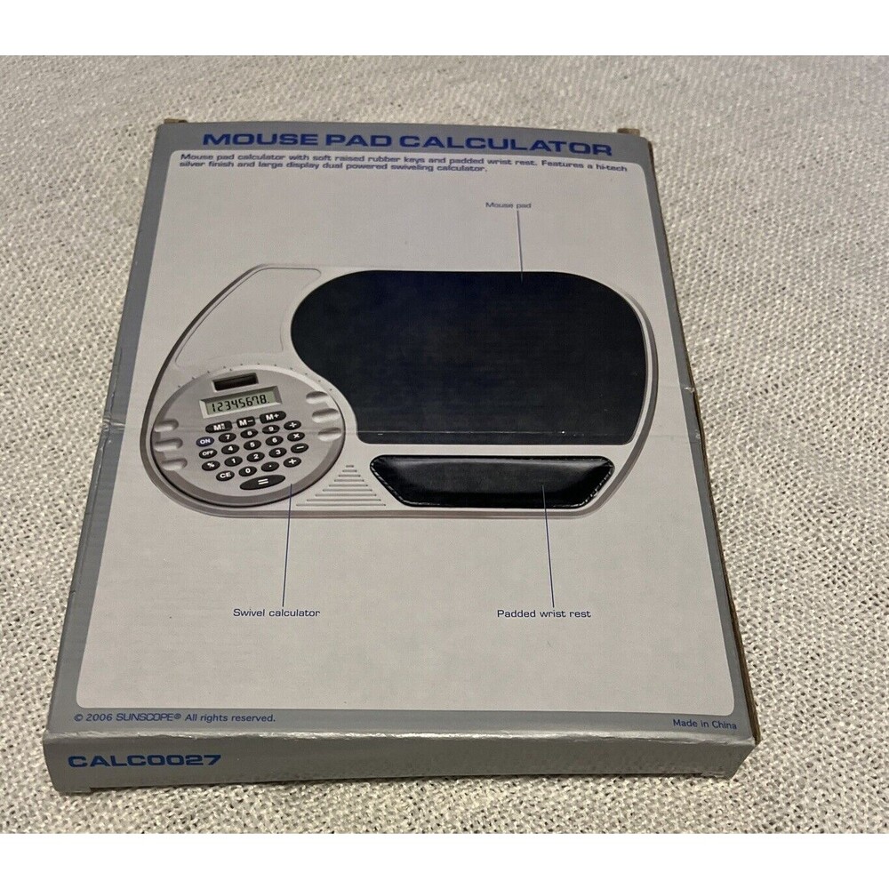 Calculator Mouse Pad - Sunscope Mouse Pad Calculator